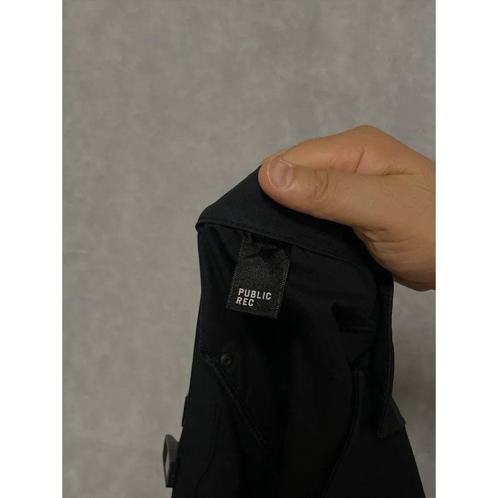 Public Rec Pants Men 40X31 38x31 Black Golf Tech Performance Outdoor Versatile